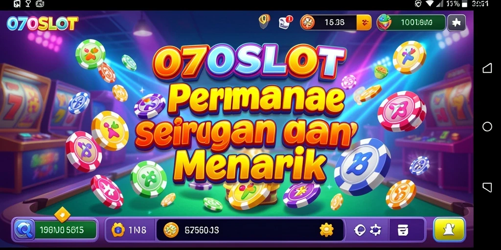 Tampilan gameplay seru di 070SLOT dengan kartu Bingo.