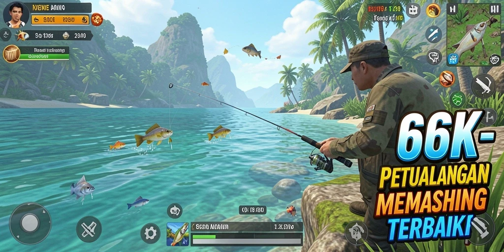 Tangkapan ikan yang memukau dalam permainan 66K.