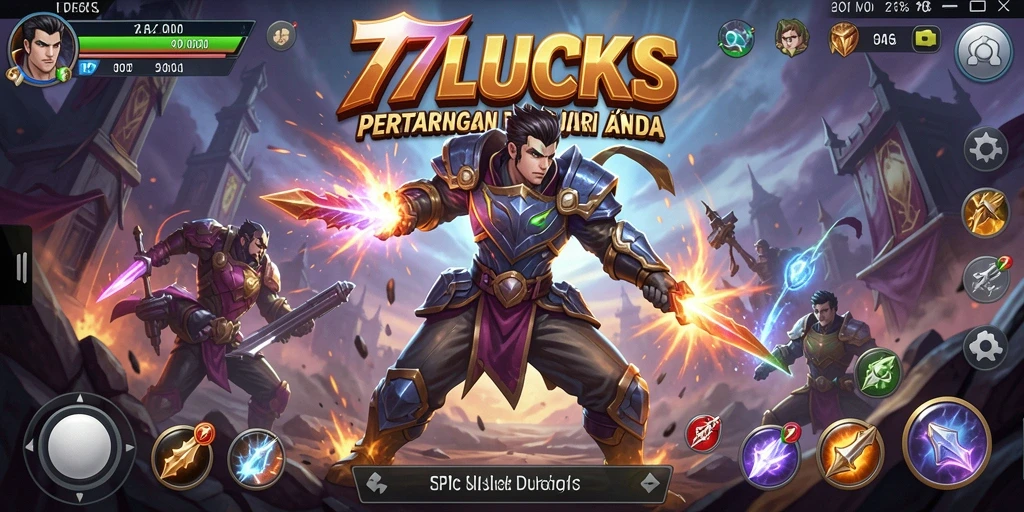 Gameplay mendebarkan di <strong>77LUCKS</strong> dengan pertarungan yang intens.