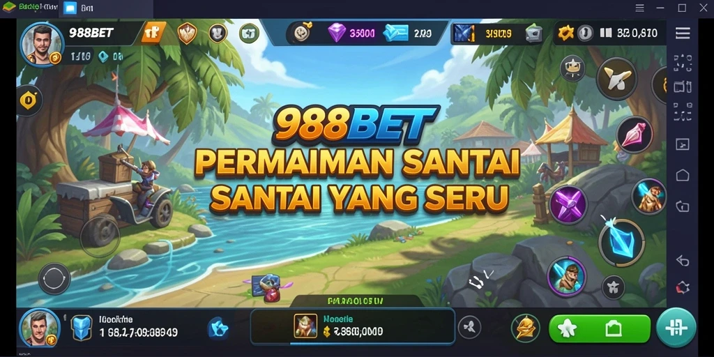 Screenshot gameplay 988BET yang menunjukkan momen seru permainan Casual.