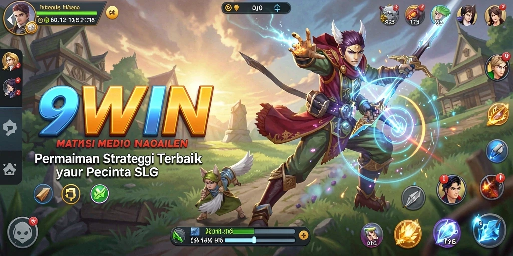 Tampilan gameplay menarik di 9WIN dengan elemen strategi SLG.