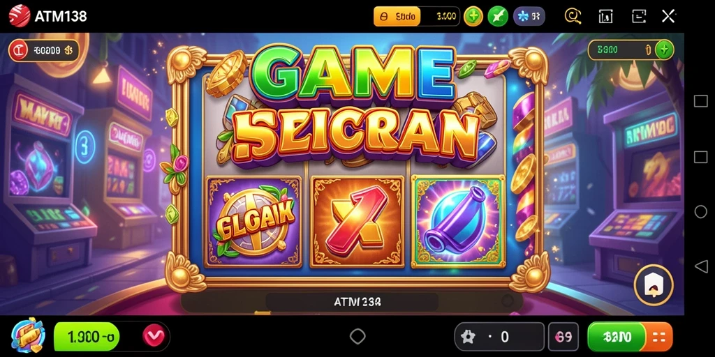 Screenshot gameplay ATM138 yang menunjukkan keseruan permainan Slot.