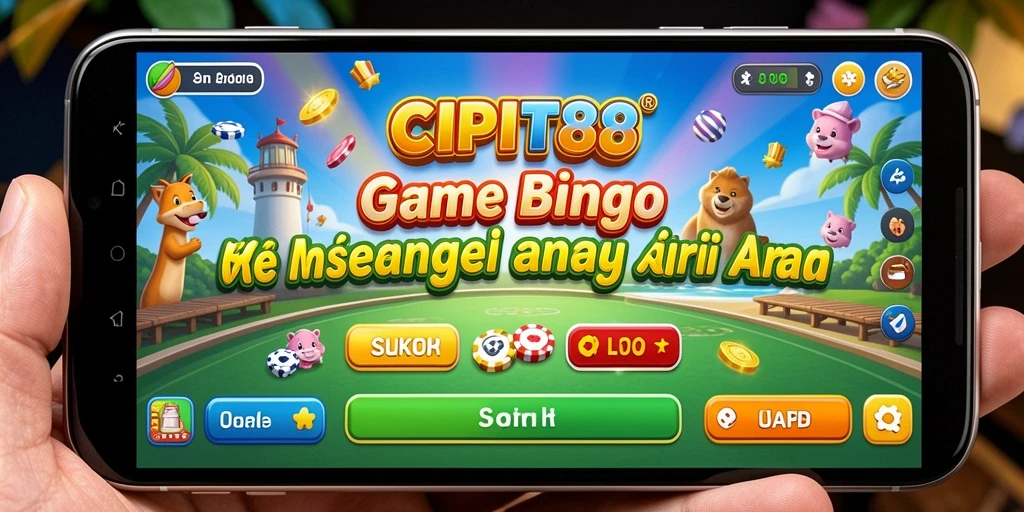 Screenshot gameplay CIPIT88 yang menampilkan keseruan Bingo.
