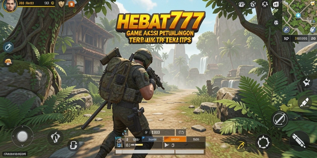 Tampilan screenshot HEBAT777 menampilkan aksion seru dalam mode TPS.