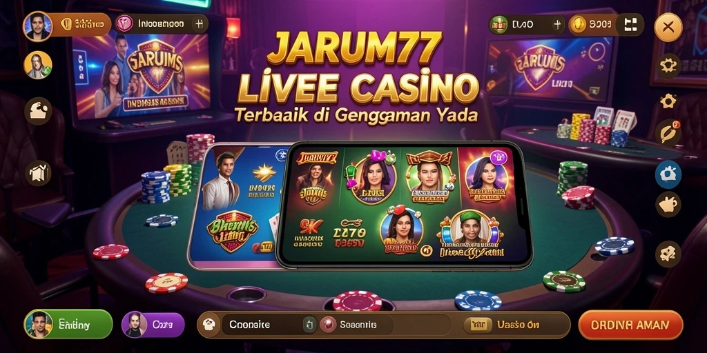 Screenshot gameplay <strong>JARUM77</strong> yang mendebarkan dan interaktif.