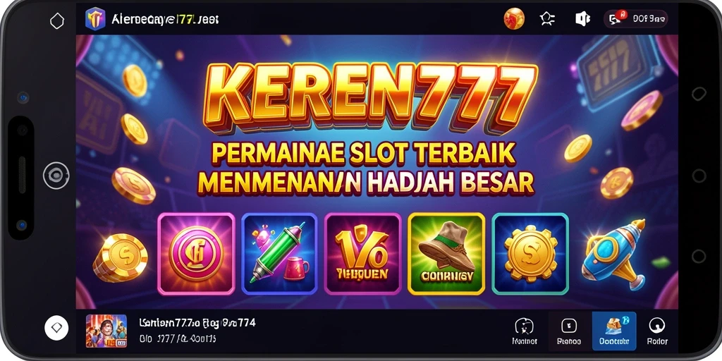 Tampilan gameplay KEREN777 yang menarik dan penuh warna.
