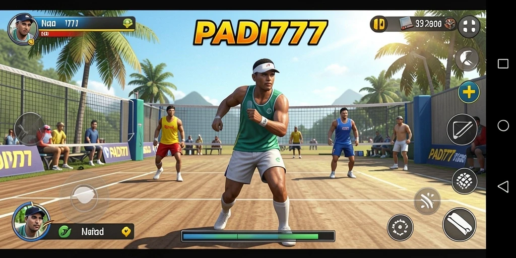 Tampilan gameplay seru PADI777 dengan berbagai pilihan olahraga.