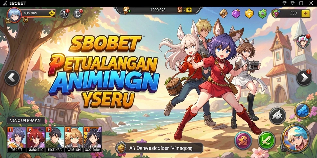 Tampilan gameplay SBOBET yang penuh warna dan menarik.
