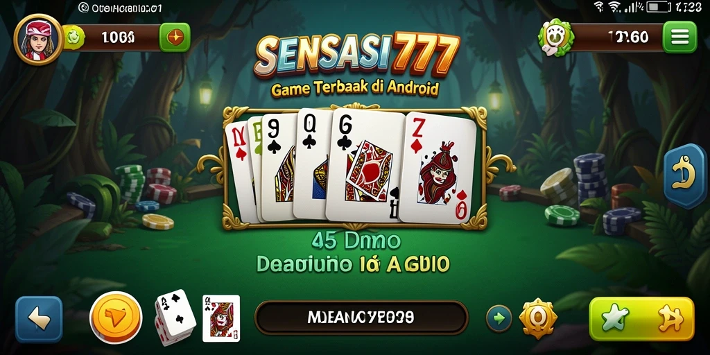 Screenshot SENSASI777 menampilkan gameplay Domino yang menegangkan.